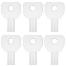 Key for Purell Dispensers - Key Also Compatible with GOJO and Provon Dispensers (6-Pack)