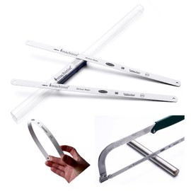 Imachinist S121224x2 M2 Bi-Metal, 12" Inch Long, 1/2" Wide, 24 TPI, Invariable Teeth, Hacksaw Blades for Metal Cutting Hack Saw Replacement Handsaw Set, 2 Pack