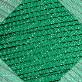 Fluorescent Reflective 550 Paracord (Reflective Kelly Green, 25 Pack)