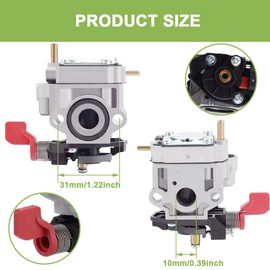 ZAMDOE 308028004 Carburetor Replace WYC-6 PBV-30A for Homelite for Ryobi UT-08072 UT-08572 UT-08042 UT-08542 UT-08012 UT-08512 UT-08512-A UT-08512-B UT08572 UT08572A Blower String Trimmer Carb