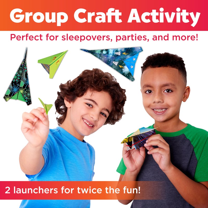 Creativity for Kids Stunt Squadron Fold & Launch Paper Airplanes: