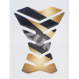 AxxL Custom Tank Pad SUZUKI (Suzuki), General Purpose Item, TASU-01-GOLD (Gold)