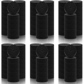 Lallisa 120 Pcs Clone Collars 2 Inch Foam Inserts for Hydroponic Cloning Machines Fits 2" Net Pots Reusable Collars for Hydroponics Plant Germination in DIY Cloner and Clone Machines (Black)
