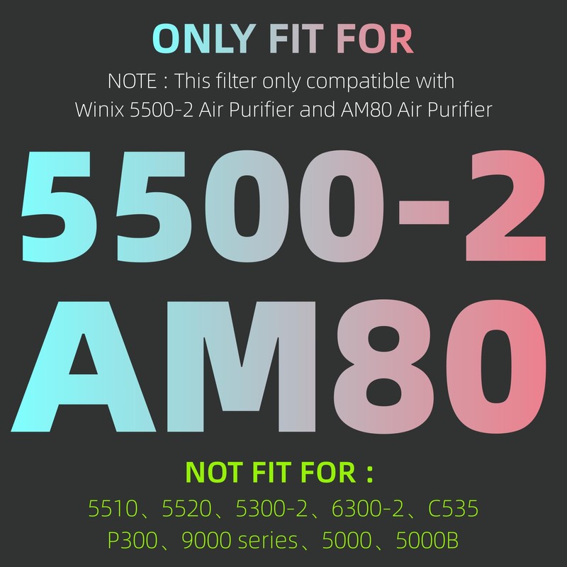 Filter H 5500-2 Replacement Filter For Winix Air Purifier 116130