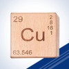 Copper Element Cube- Engraved - 1"