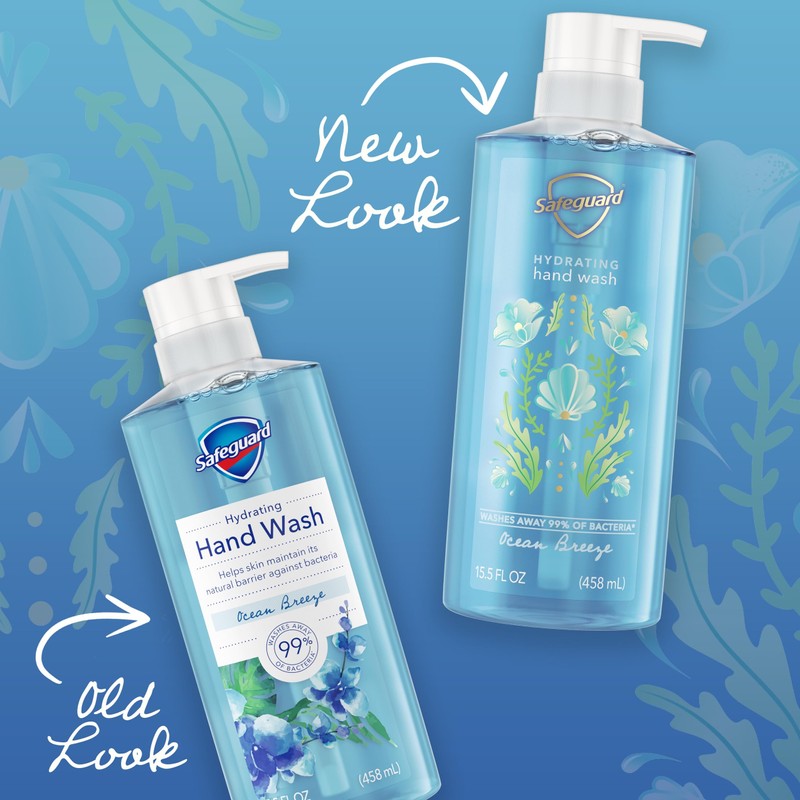Safeguard Liquid Hand Soap, Micellar Deep Cleansing, Washes Away 99%