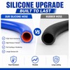 5/8" ID Silicone Heater Hose 5ft, 5 Clamps 10 Zip
