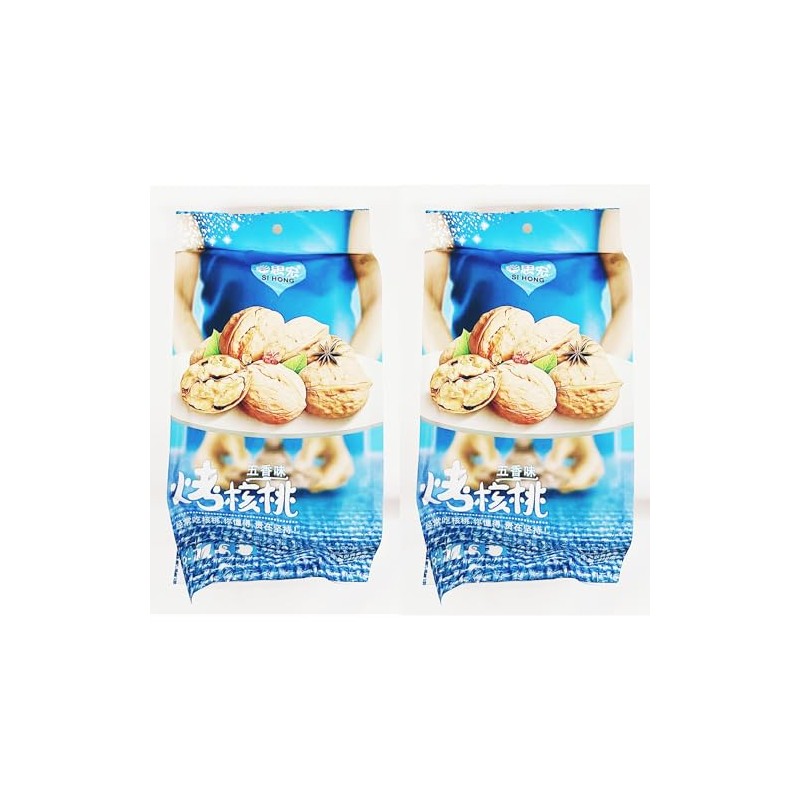 Five Spice Flavored Walnuts Snack, Premium Chinese Nuts,418g, 2 Pack