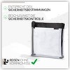 nex|trip Set of 2 Transparent Toiletry Bags for Liquids, Hand