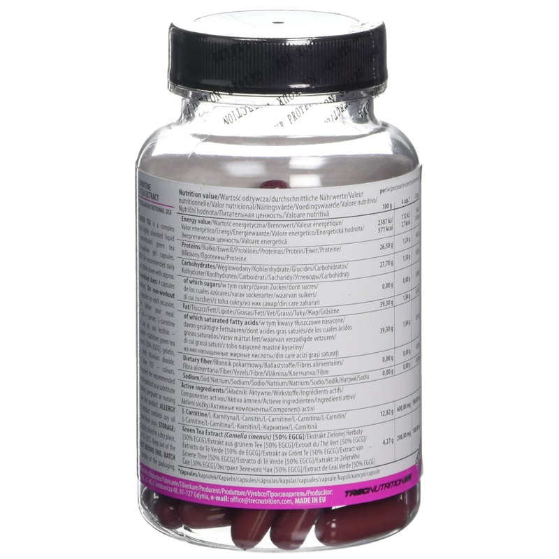 Trec Nutrition L-Carnitin + Green Tea 90 Kapseln