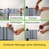 WorkingHouse Poly-rattan Visual Protection Strips, Visual Protection for Double Bar