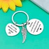 Brother Memorial Gifts Brother Keyring Gift for Women Men In
