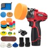 Cordless Buffer Polisher, 12V Mini Wax Buffer & Sander with