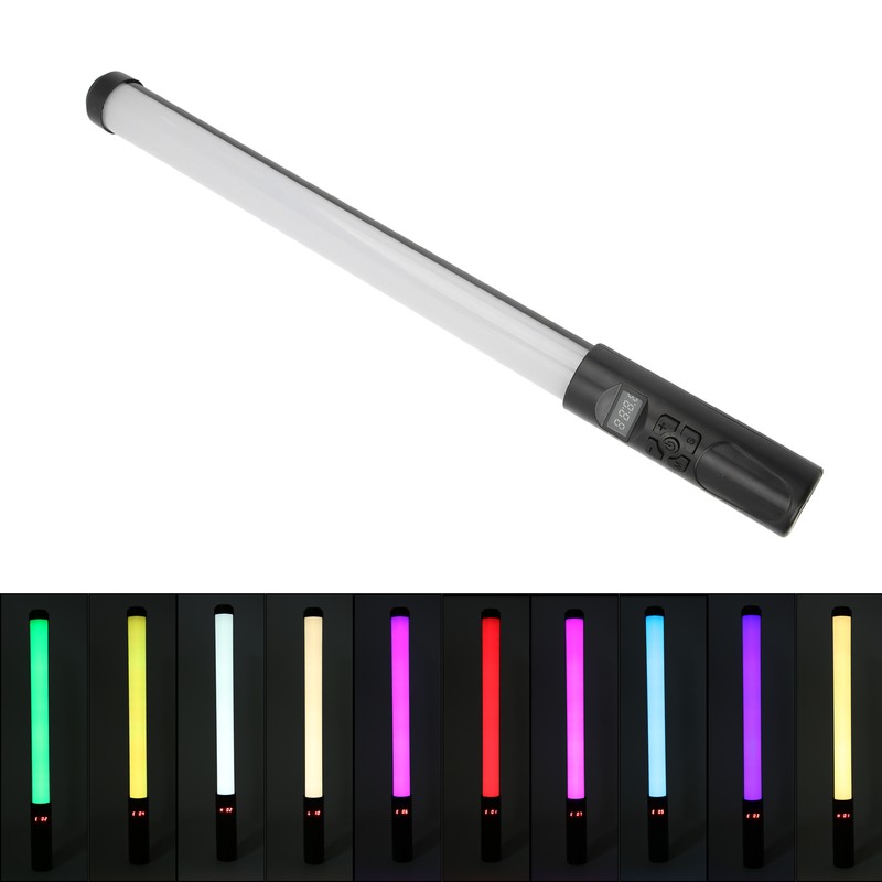 Portable RGB Handheld LED Video Light Wand Stick Outdoor Photography