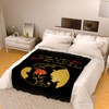 Premium Customized Beauty & Beast Blanket Gift for Valentine…… (Black,