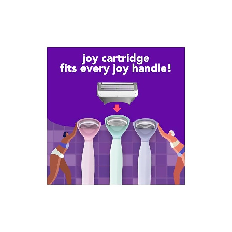 Joy - Recambios de 12 cuchillas de cinco hojas, 12