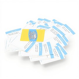 Juego de Cartas Familiar, 200 Cartas Juegos de Mesa Familiares Divertidos, Conocerse Mejor, Herramienta de Juego de Ocio de Fiesta Familiar para Adultos, Adolescentes, Niños