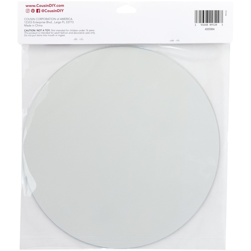 Round Glass Mirror, 7 inch Diameter