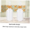 Outanaya 2pcs Liquid Soap Dispensers Reusable Pump Bottles for Shampoo