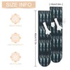 1 Pair Soft Socks White Holding Hands, Compression Knee High