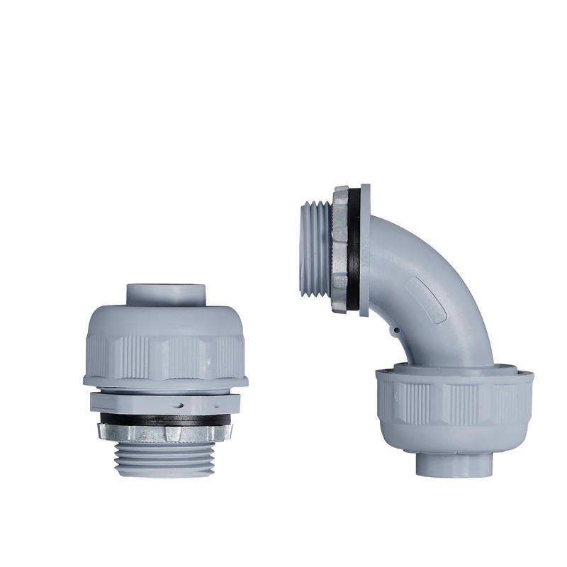 Neorexon Liquid-Tight Conduit and Connector Kit 1/2inch 150ft, Flexible Non