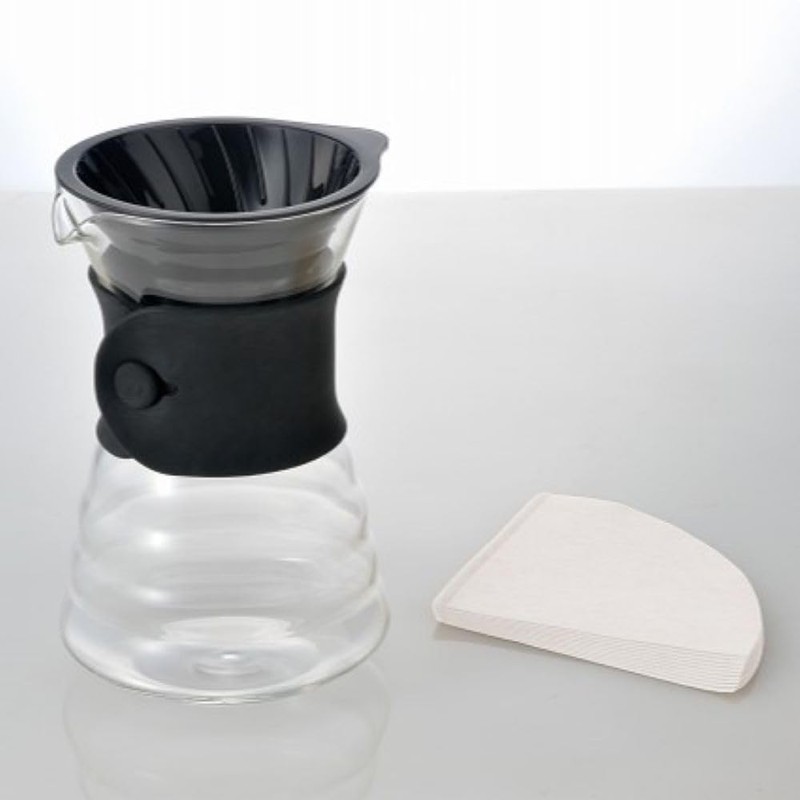 Hario VDD-02B Drip Decanter Pourover Coffee Brewer Server for 2
