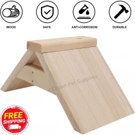 Crown Pet Supplies Pigeon Perches Woodden Dove Rest Stand Pigeons Durable Wood Stand Frame for Dove