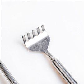 DayCount® Pack of 2 Extendable Back Massagers, Stainless Steel Scratcher Foldable Portable Purse Size Claw