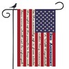 Shmbada American 2nd Second Amendment Burlap Garden Flag, Premium Material