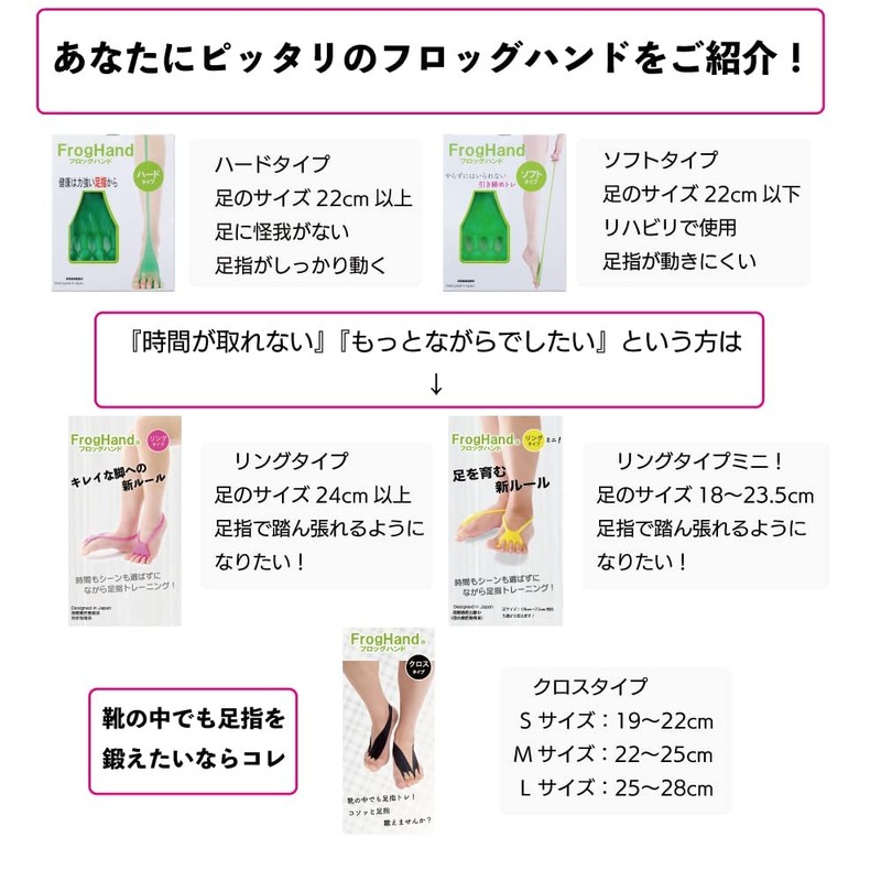 FrogHand Soft Type Easy Sole Training