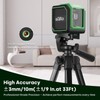 Funguard Green Laser Level with Adjustable Tripod Self-leveling& Manual Mode