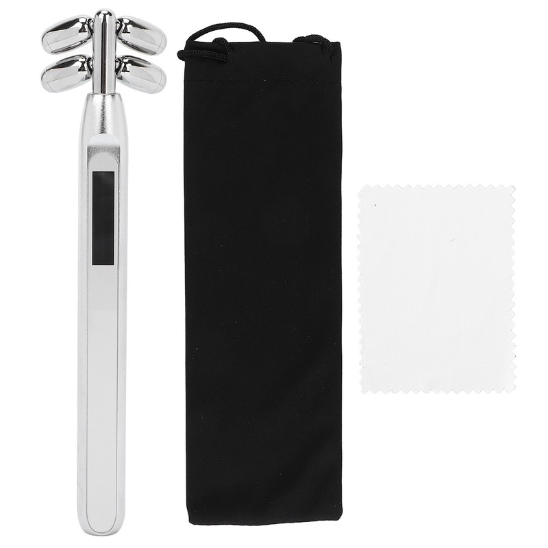 Microcurrent Face Roller Face Tightening Lifting 4 Rollers Face Slimming