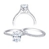 Newshe Solitaire Engagement Rings for Women Wedding Ring Set Sterling