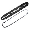 Greenworks 12" Replacement Bar and Chain Combo, 0.05'' Gauge