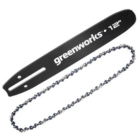 Greenworks 12" Replacement Bar and Chain Combo, 0.05'' Gauge