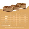 GOBAM Bamboo Makeup Organizer and Storage with Drawer, Wooden Cosmetic