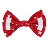 New Dog Bow Tie Stars Bowtie RED Cotton Elastic Band