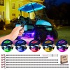 10L0L Golf Cart Underglow LED Light Strip Kit with Canopy
