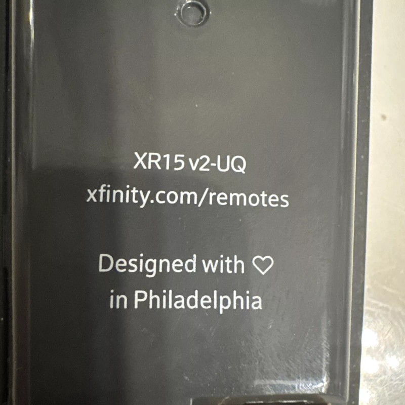 XFINITY Original Xfinity Comcast XR15 v2-UQ Voice Activated Remote Control