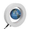 Magnetic Levitation Globe White Built in LED Light Frosted Texture