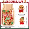 61pcs Daisy Christmas Reward Jar for Kids, Holiday Gingerbread Potty
