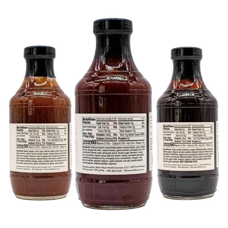 Brownwood Farms BBQ Sauce, Made in Small Batches, Sweet and