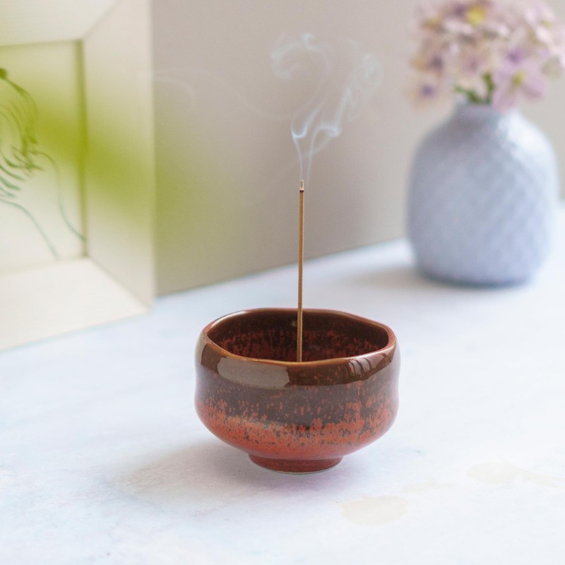 Asayu Japanese Incense Holder for Sticks 3.54 inch (90mm), Traditional