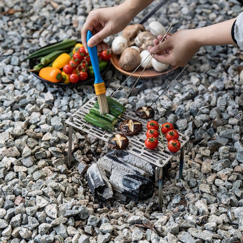 Boundless Voyage Titanium Grill with Carry Bag Outdoor Camping Grill