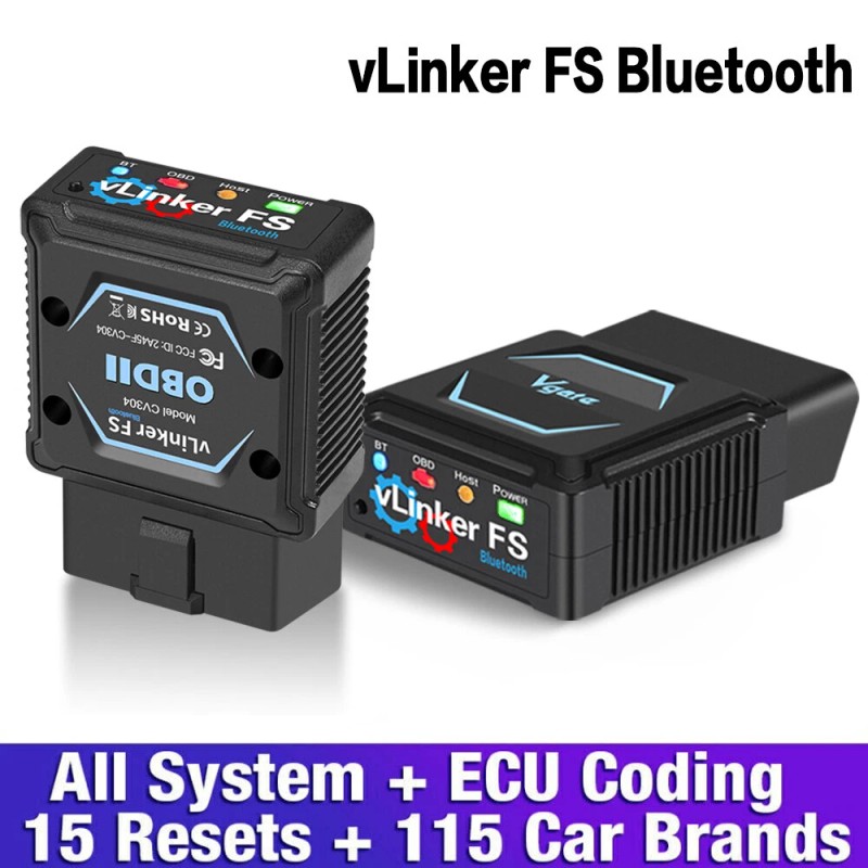 Vgate vLinker FS BT Auto OBD2 Tool Ford FORScan HS/MS-CAN