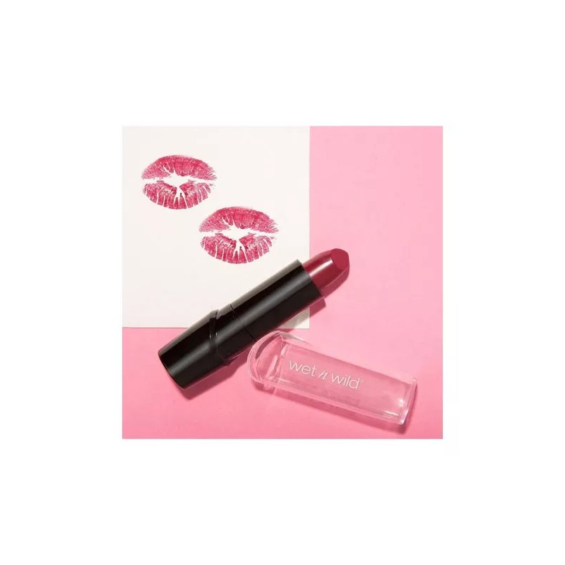Wet n Wild Lipstick Wild Silk Finish Acabado Seda Wet