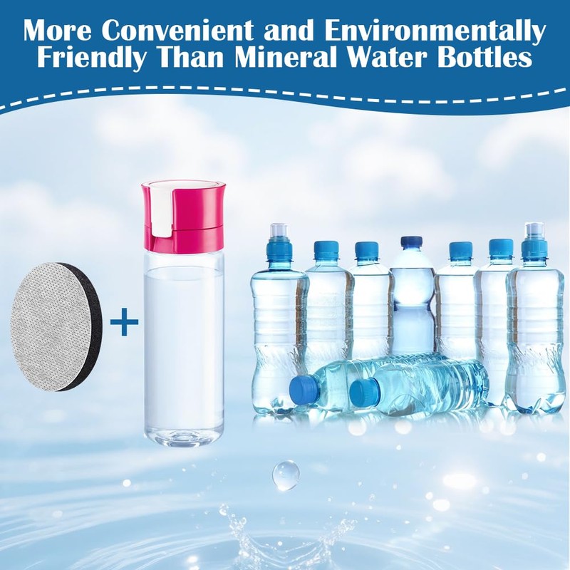 OFFCUP 4 Pack MicroDisc Replacement Filter Discs for Brita Fill