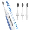 Toothbrush Replacement Heads for KOOVON Electric Toothbrush, Portable Replacement Heads