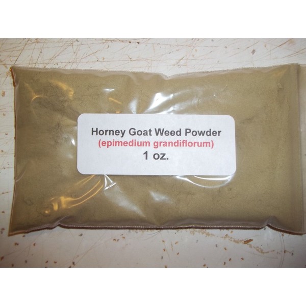 Horny Goat Weed 1 oz. Horny Goat Weed Powder (epimedium grandiflorum) ICARIIN Permium