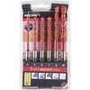ALPEN 100802100 Carbide Universal Drill Bit Set Professional Multicut 1/4